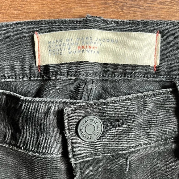 Marc by Marc Jacobs Black Skinny Jeans w/strip - Picture 9 of 14